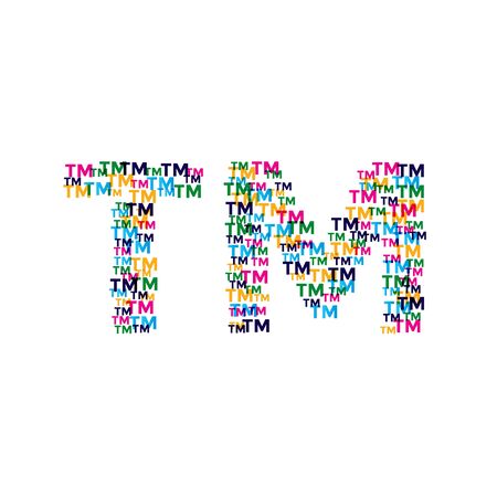 Abstract infringement symbol of trademarkのイラスト素材