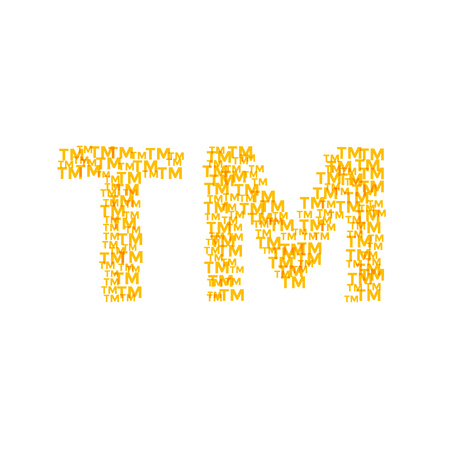 Abstract infringement symbol of trademarkのイラスト素材