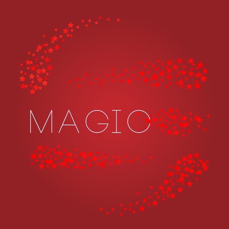 Set of useful magical glitter effectのイラスト素材