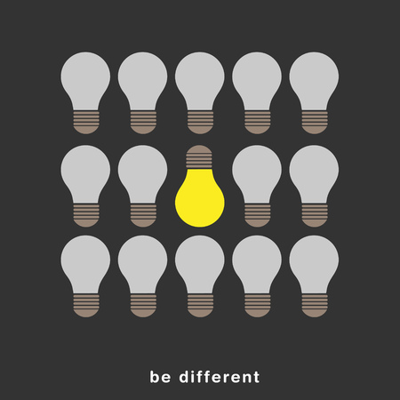 Concept of leadership and creativeのイラスト素材