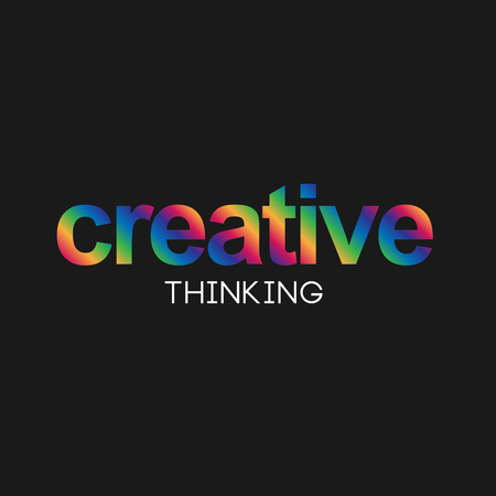 Simple modern colorful creative conceptのイラスト素材