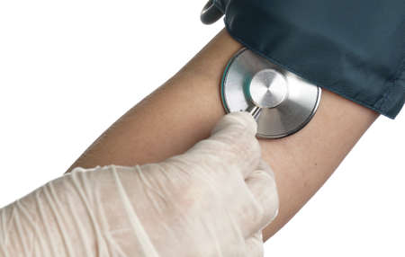 blood pressure measurement on the upper arm