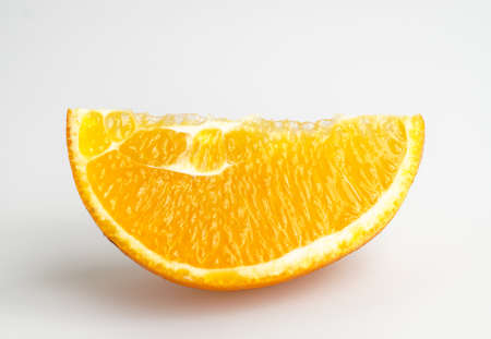 fresh healthy orange in half or slicesの写真素材