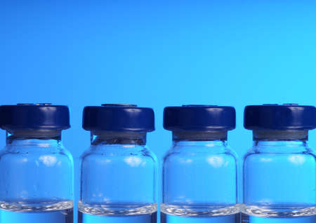 Medicine in vials, ready for vaccine injection , Cancer Treatment , Pain Treatment and can also be abused for an illegal useの写真素材