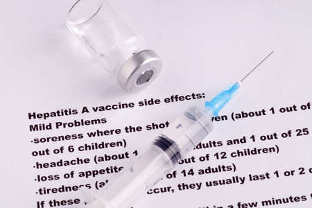 Vaccination against Hepatitis,  symptoms and side effects