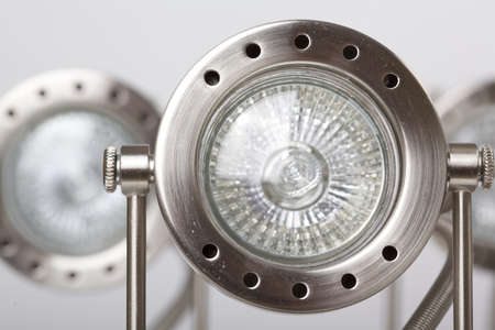 Ceiling light isolated on a white background の写真素材