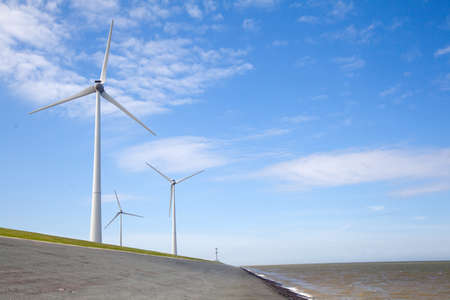 Windturbines in the Netherlandsの写真素材
