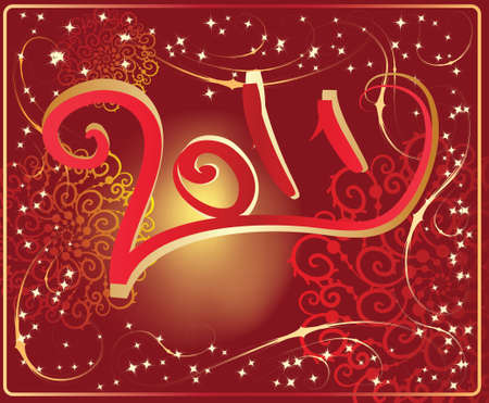 red christmas background,   illustrationのイラスト素材