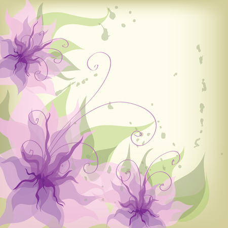 Artistic flower backgroundのイラスト素材
