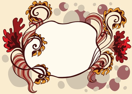 background with flowersのイラスト素材