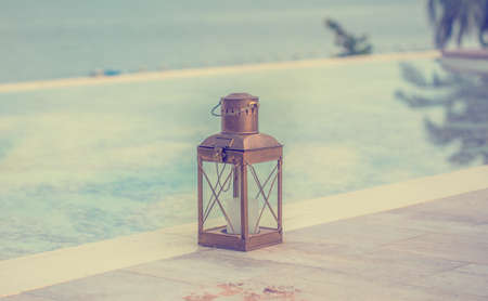 Lantern Decorative meta-vintage effect style picturesの写真素材