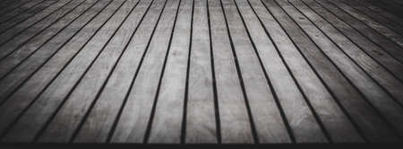 Close up wooden decking and flooringの写真素材