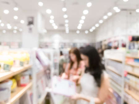 shop blurred backgroundの写真素材
