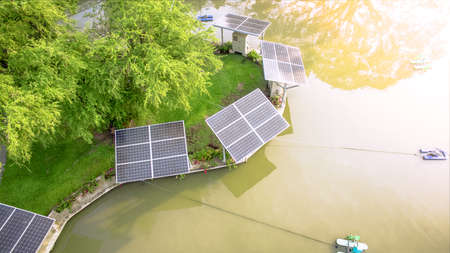 Alternative energy nature in park land
