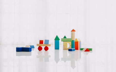Interior of colorful playing room for kidsの写真素材