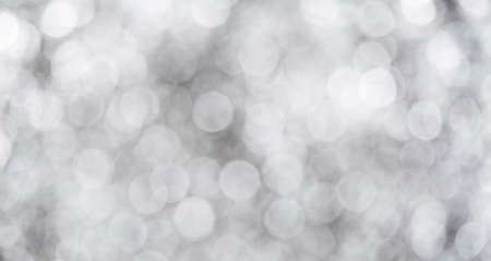 Grey bokeh with white color abstract background can be use as wallpaperの写真素材