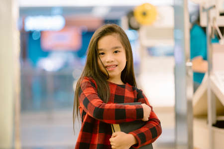 young student with the booksの写真素材