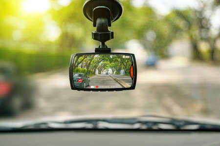 CCTV car camera for safety on the road accident