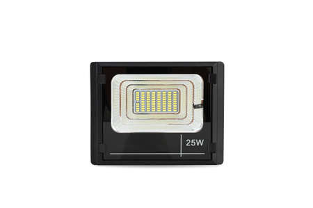 LED sport light for solar energy on white background.の写真素材