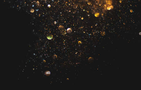 glitter vintage lights background. defocusedの写真素材