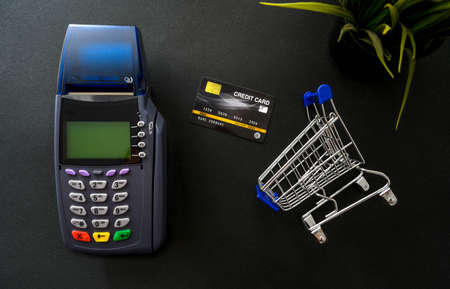 Credit card payment, buy and sell products & service conceptの写真素材