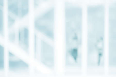 BLURRED OFFICE BACKGROUND, Abstract blur hospital and clinic interior for backgroundの写真素材