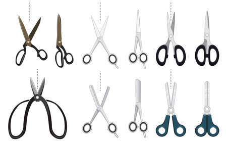 Scissor Collection Setのイラスト素材