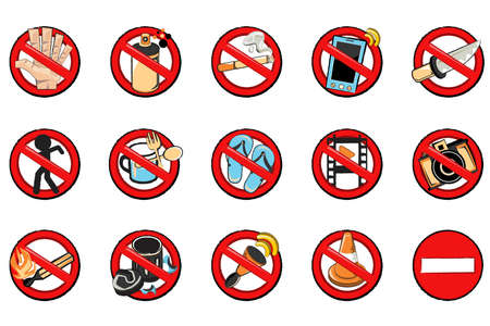 dont signのイラスト素材