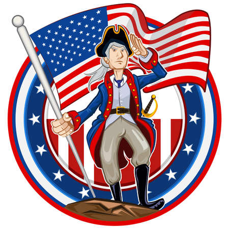 American Patriot Emblemのイラスト素材