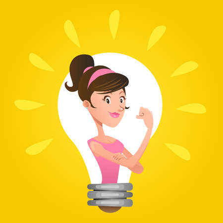 We Can Do It Woman Emancipation Ideaのイラスト素材