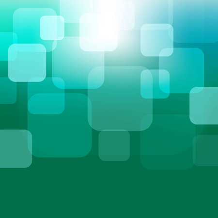 abstract dark green blue background with transparent squares. vector illustrationのイラスト素材
