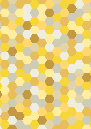 abstract colorful hexagonal geometric background. vector illustration