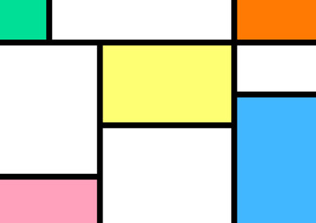 abstract geometric background with colofrul rectangles. vector illustration