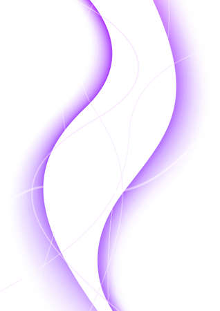 floating violet curves forming light abstract background. vector illustrationのイラスト素材