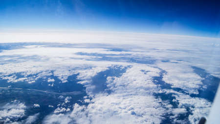 view from the airplane