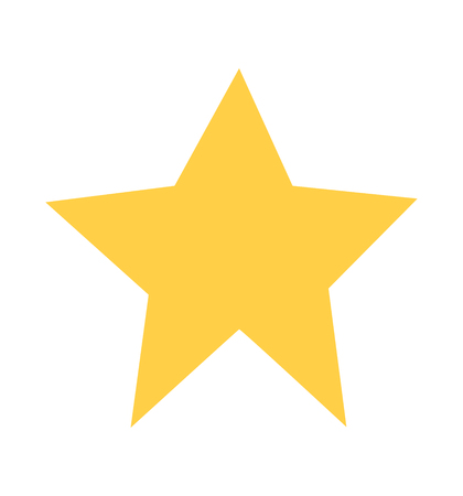 Star icon shiny element vector isolated on white eps 10のイラスト素材