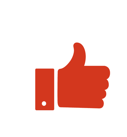 Hand like flat icon vector illustration isolated on white eps 10のイラスト素材