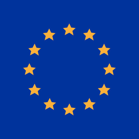 european union flag vector icon isolated, european union flagのイラスト素材