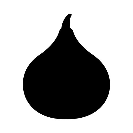 Fig icon vector illustration icon silhouette Vector illustration eps 10のイラスト素材