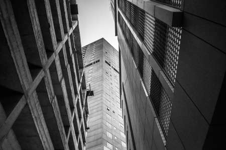 Building Black and whiteの写真素材