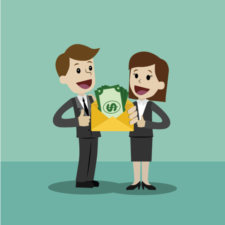 Business and finance. Flat style vector illustration clipart.のイラスト素材