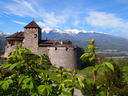 Liechtenstein knig castleのeditorial素材