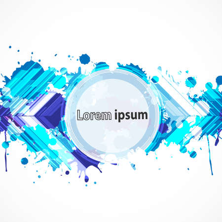 Abstract winter splash poster.Vector backgroundのイラスト素材