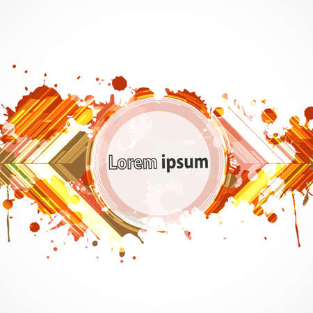 Abstract fall splash poster.Vector backgroundのイラスト素材