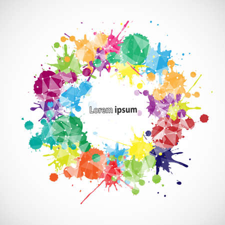 Abstract splash poster. Vector backgroundのイラスト素材