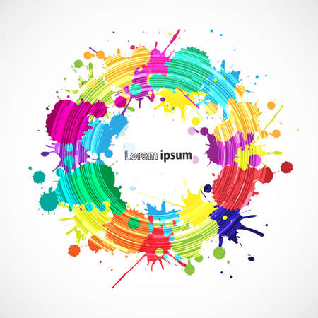 Abstract splash poster. Vector backgroundのイラスト素材