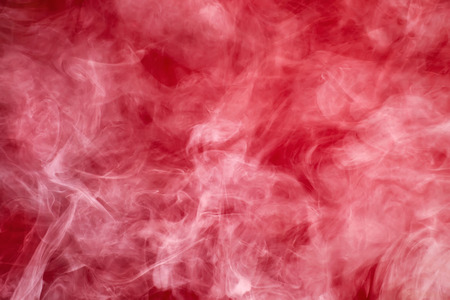 White smoke on red. Abstract texture and backgroundの写真素材