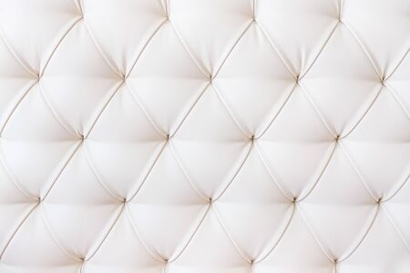 White upholstery close up. Texture and backgroundの写真素材