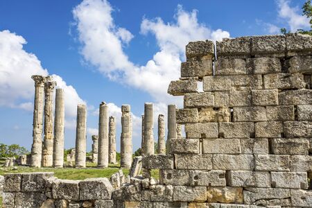 The Ancient City of Uzuncaburc in Turkeyの写真素材