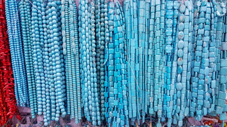 Traditional Turkish rosary tesbih and colorful beadの写真素材